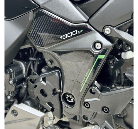 Adesivi Resinati 3D Protezioni Para Motore Compatibili con Kawasaki Ninja 1000 SX...