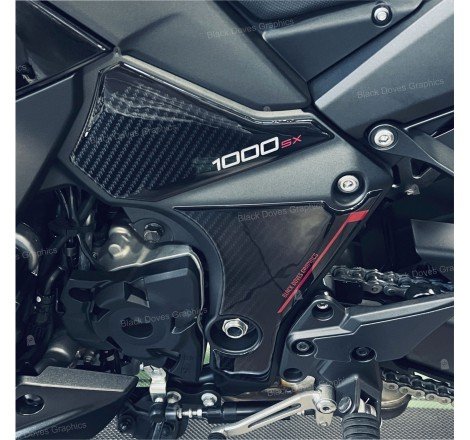 Adesivi Resinati 3D Protezioni Para Motore Compatibili con Kawasaki Ninja 1000 SX...